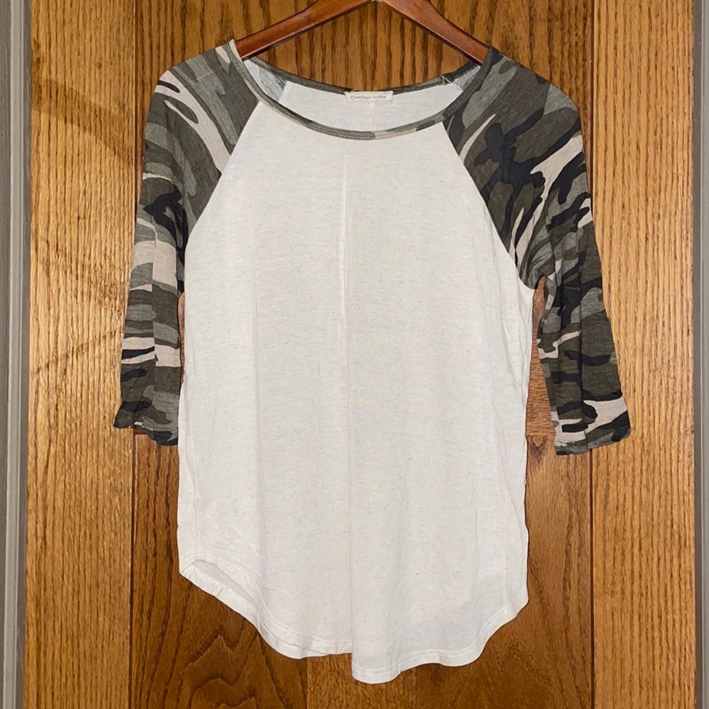 Flamingo Urban Camo 3/4 Sleeve